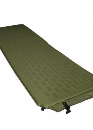 Термокаремат самонадувний вафельний mil-tec olive 183x53x2,5 с...