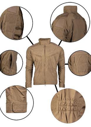 Куртка-кітель sturm mil-tec "chimera combat jacket"coyote s 3