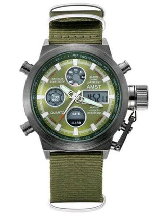 Amst 3003 black-green green wristband 1094-0007