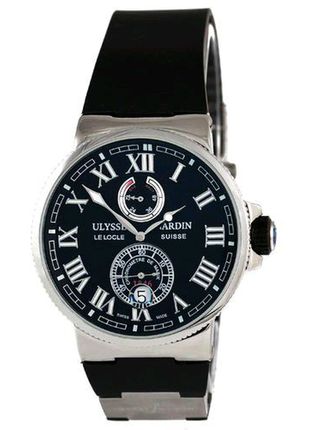 Ulysse nardin maxi marine aaa silver-black 1023-0114