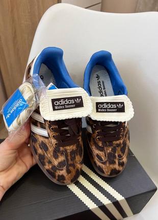 Кроссовки adidas wales bonner x samba pony «leopard’