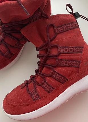 Сапоги дутики ботинки зима nike parts boot chestnut с мехом