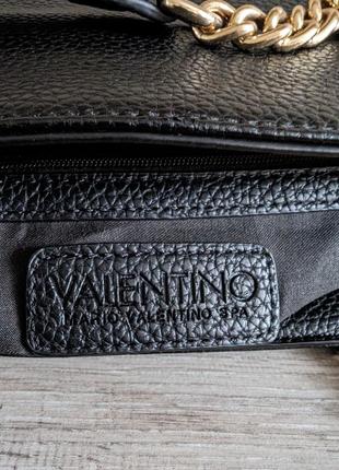 Черная женская сумка-тоут на плечо б/у valentino9 фото