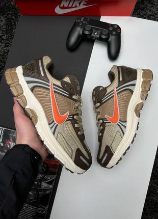 Мужские кроссовки nike vomero 5 new brown orange1 фото