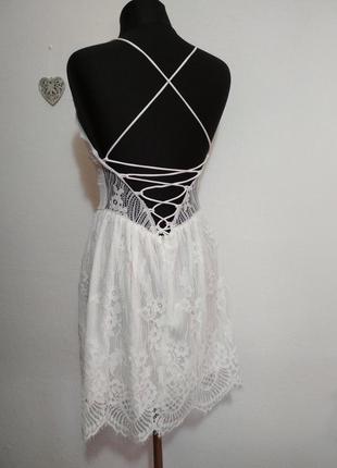 ,,кружево мереживне біле плаття для особливого випадку гіпюрове розкішне мереживо суперякість!!