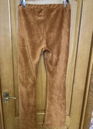 Модные тонкие вельветовые брюки на резинке 50 р3 фото