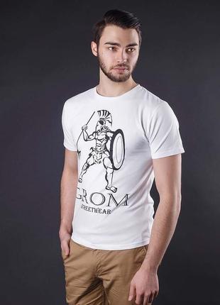 Футболка grom clothing з прінтом - spartan1 фото