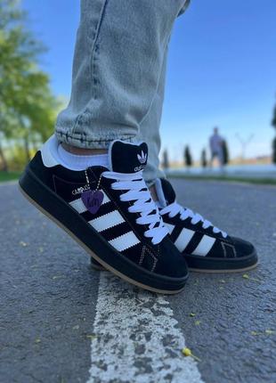 Кроссовки adidas campus x korn black white10 фото