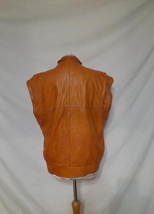 Кожаная куртка трансформер куртка жилет6 фото