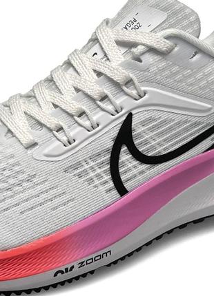 Жіночі кросівки nike air zoom white white black rainbow3 фото