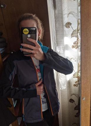 Куртка спортивная утепленная на флисе софтшел всесезонная2 фото