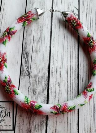 Жгут-колье лилии