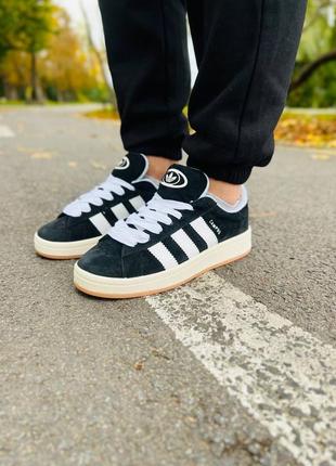 Кросівки adidas campus black white