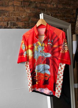 Radtrikot retro style naughty lollipop men's cycling jerseys short sleeve sport biking clothes t-shirt tops велофутболка, спортивна футболка1 фото