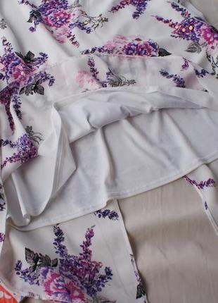 Брендова блуза квітковий принт від m&co10 фото