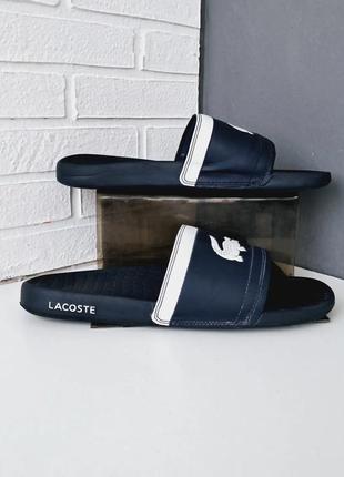 Мужские шлепки lacoste