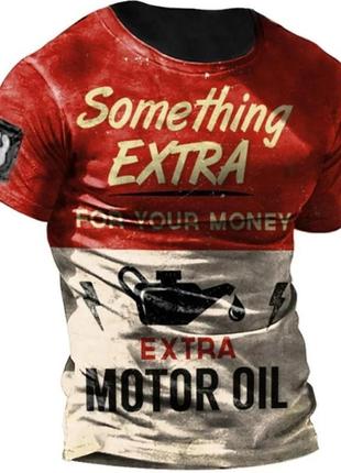 Extra motor oil мотоциклетна футболка чоловічі футболки гоночн...