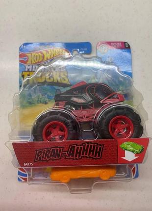 Машинки-монстри базовий позашляховик, monster truck hot wheels...