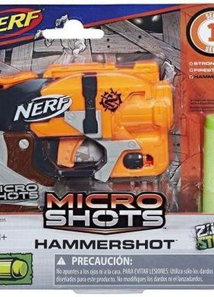 Бластер hasbro nerf microshots zombie strike e0489