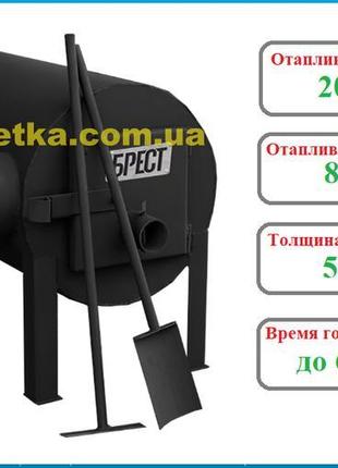 Піч тривалого горіння буржуйка брест 203