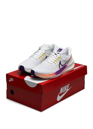 Жіночі кросівки nike air zoom white purple orange2 фото