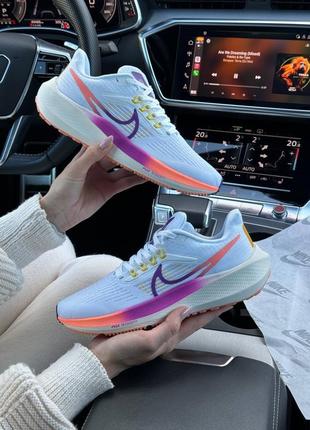 Жіночі кросівки nike air zoom white purple orange8 фото