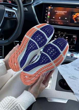 Жіночі кросівки nike air zoom white purple orange10 фото