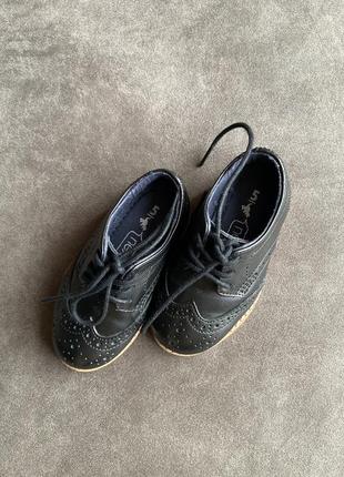 Кожание броги, туфли для мальчика, next, 21,5 размер (5)5 фото