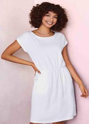Женское белое платье esmara1 фото