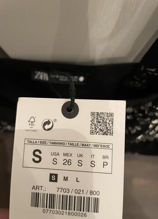 Топ в стразах zara новый2 фото