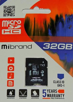 Картка пам'яті microsdhc 32gb uhs-1 speedflash class 10 гарант...