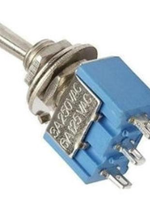 Тумблер mts-103 3 контакту, 3 положення, 3a 250vac