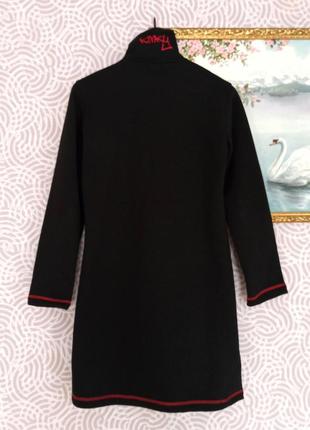 Черное пальто куртка на флисе2 фото