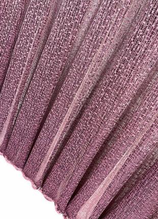 Тюль сітка з плетінням weaving малиновий туреччина4 фото