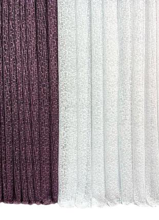 Тюль сітка з плетінням weaving малиновий туреччина8 фото