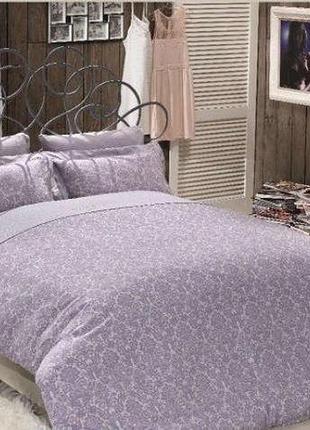 Постільна білизна maison d'or rose marine lilac 160x200 см сат...