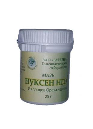 Нуксен нео мазь із плодів чорного горіха гомеопатична 25 г вер...