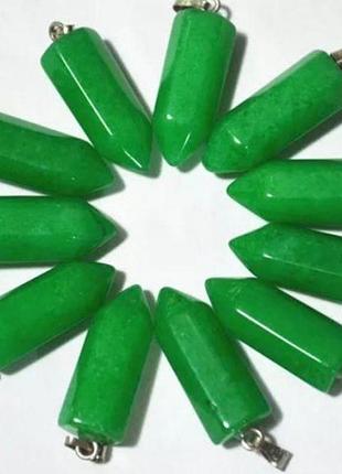 Кулон - маятник нефрит (код 988)