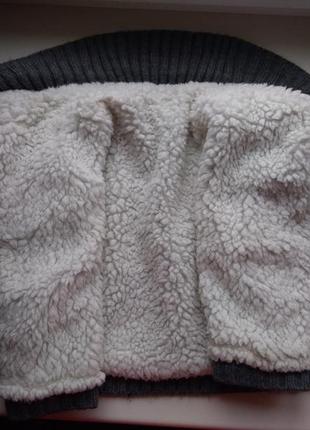 Вязаная меховушка, теплый свитер, на меху4 фото