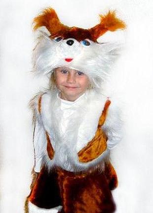 Дитячий карнавальний костюм білочка.опт, різниця.2 фото