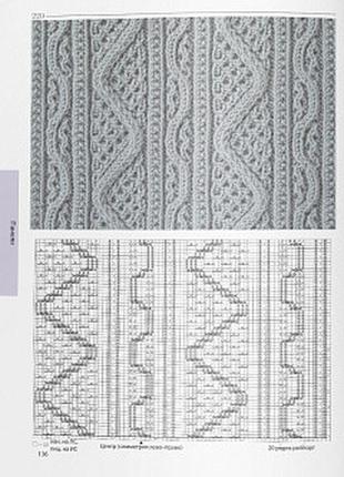 250 японских узоров для вязания на спицах. большая коллекция д...7 фото