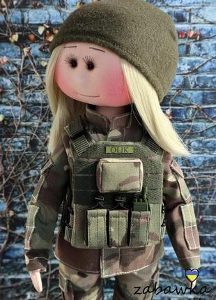 Портретная кукла. кукла по фотографии. военный.4 фото