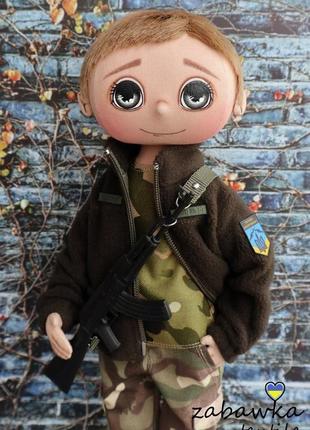 Портретная кукла. кукла по фотографии. военнослужащий.2 фото