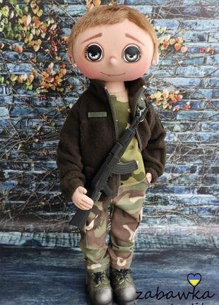 Портретная кукла. кукла по фотографии. военнослужащий.3 фото