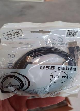 Кабель cablexpert usb type a - usb type b 1.8 метра