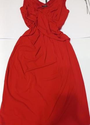 Красное вечернее платье 46 48 размер6 фото