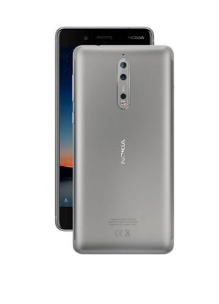 Смартфон nokia 8 ta-1004 4/64gb silver + стартовий пакет sweet...