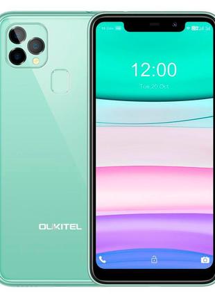 Смартфон oukitel c22 green 4/128 гб + стартовий пакет sweet tv...