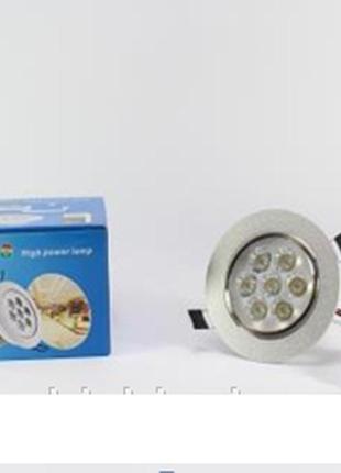 Лампочка led lamp 3w врізна кругла точкова 1401