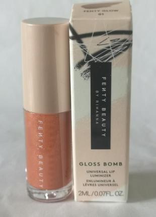 Блиск для губ fenty beauty by rihanna gloss bomb universal lip luminizer у відтінку fenty glow 2 мл2 фото